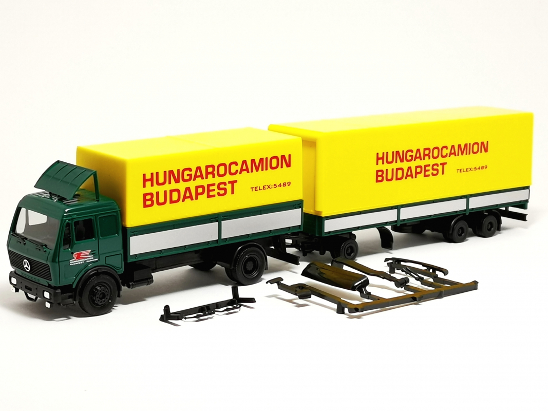 318327 Mercedes-Benz NG Transmaximal-Hängerzug "Hungarocamion" (Ungarn/Budapest) Herpa