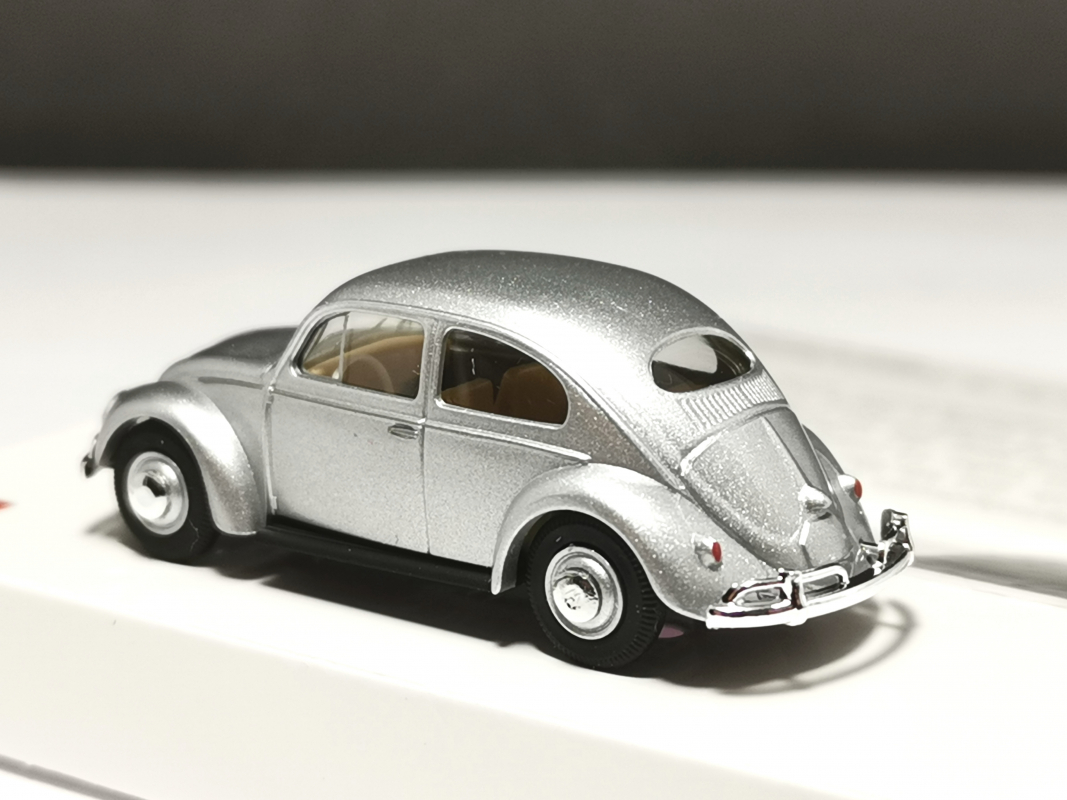 52999 VW Käfer/Ovalfenster Exportversion Silber BUSCH