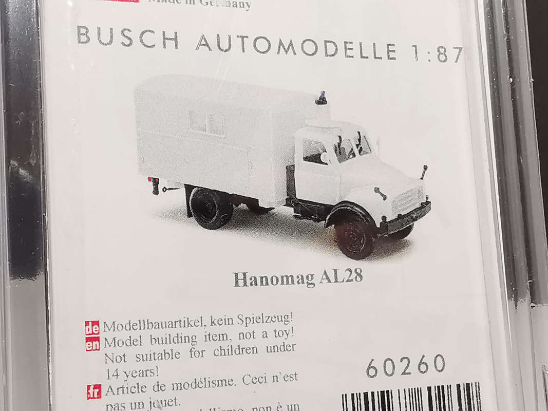 60260 Bausatz: Hanomag AL 28 BUSCH