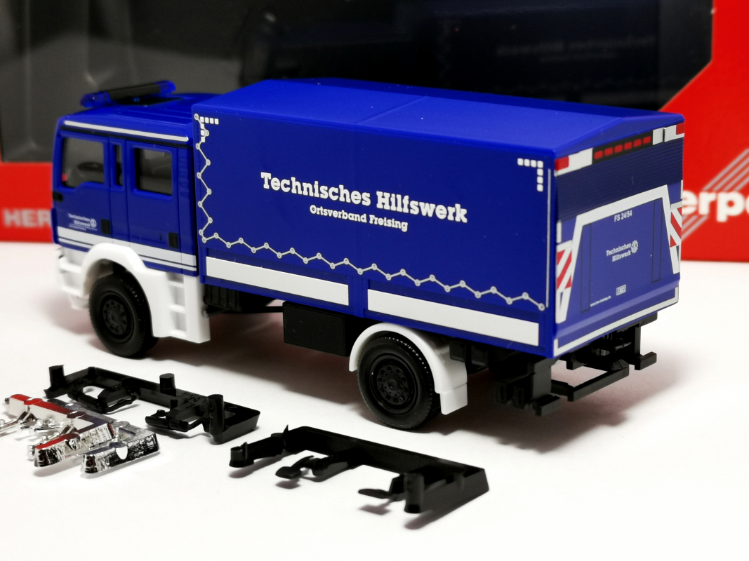 098311 MAN TGM Mehrzweckkraftwagen "THW Freising" Herpa