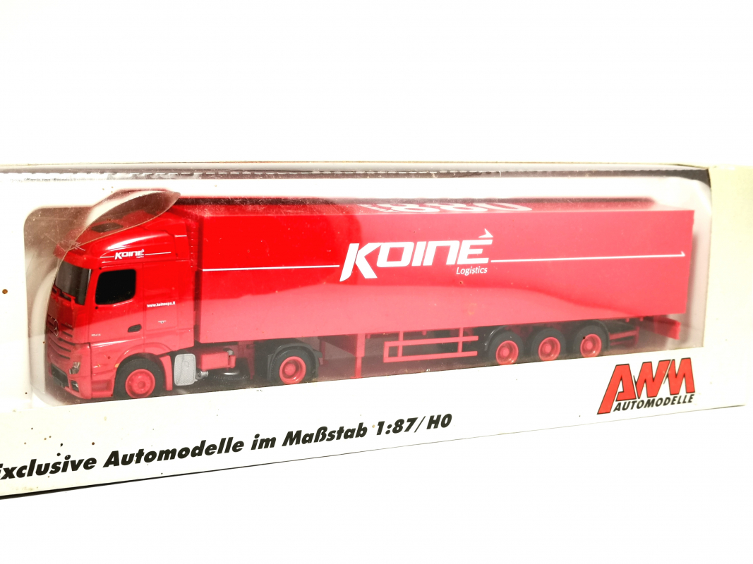 Mb Actros Kühlkoffer Sattelzug "Koiné Logistics" AWM