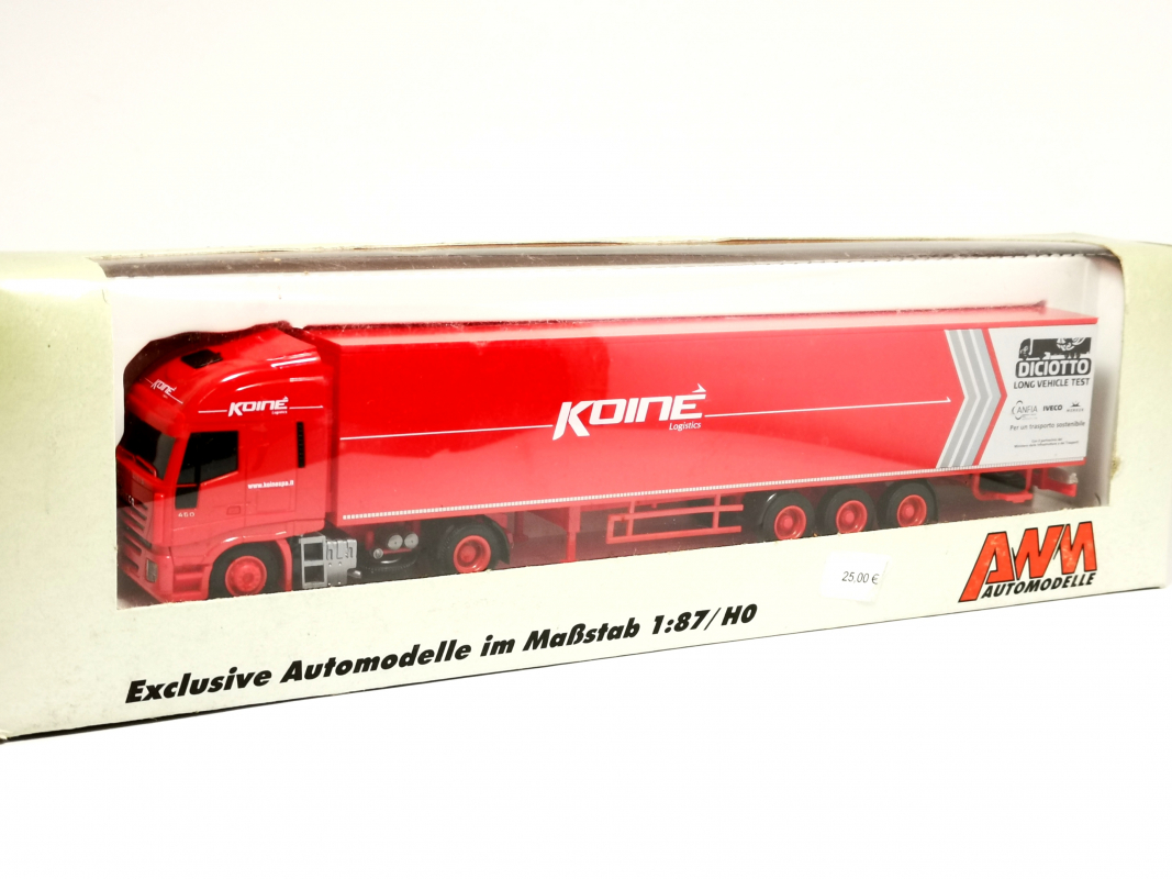 Iveco Stralis Kühlkoffer Sattelzug 15m "Koiné Logistics" AWM