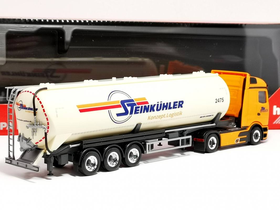 319188 Mercedes-Benz Actros Procabin Streamspace Silo-Sattelzug "Steinkühler" Herpa