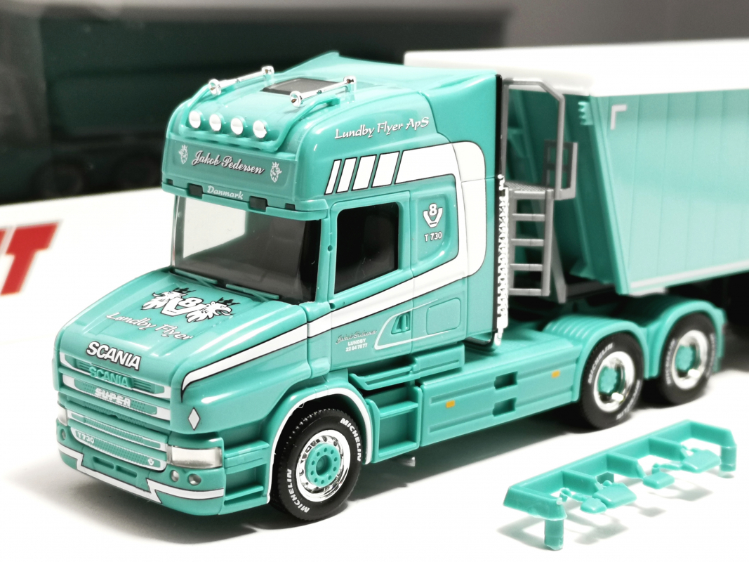 959803 Scania Hauber TL Stöffelliner Sattelzug "Jakob Pedersen" Herpa