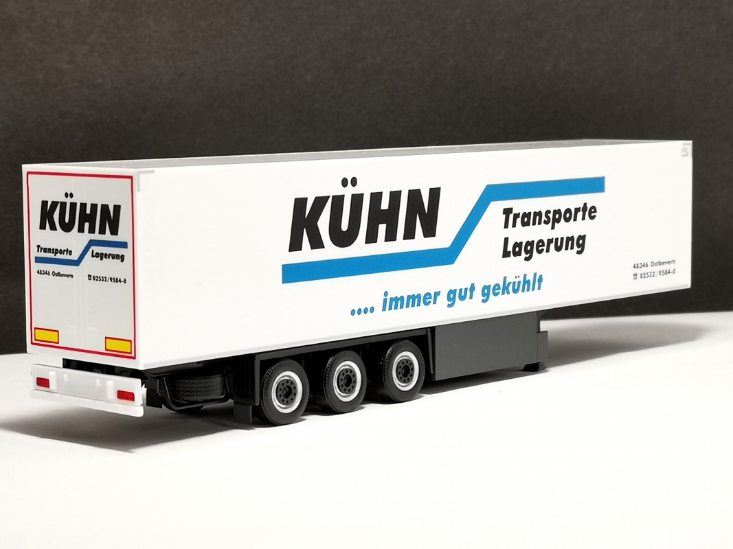 Kühlkoffer-Auflieger "Kühn Kühltransporte" Herpa