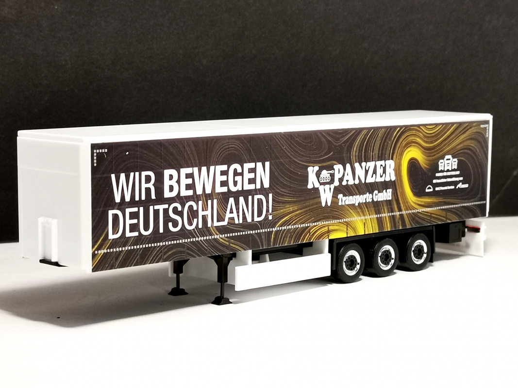 Gardinenplanen-Auflieger "K.W. Panzer" Herpa