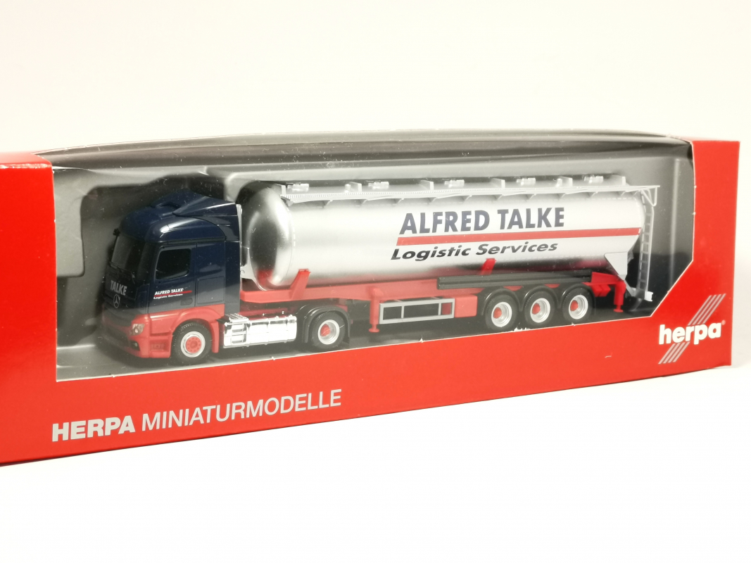 305716 Mercedes-Benz Actros Streamspace 2.3 ADR-Silo-Sattelzug "Alfred Talke" Herpa