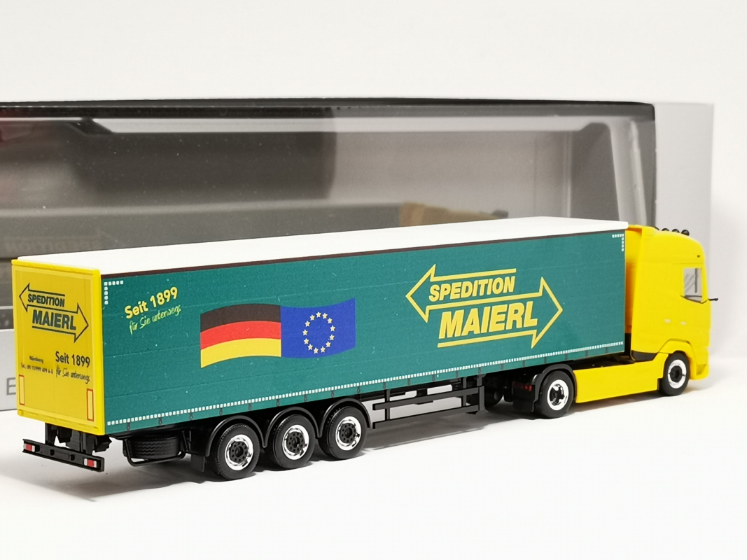 955140 DAF XG ND Gardinenplanensattelzug „Spedition Maierl GmbH” Herpa - SALE