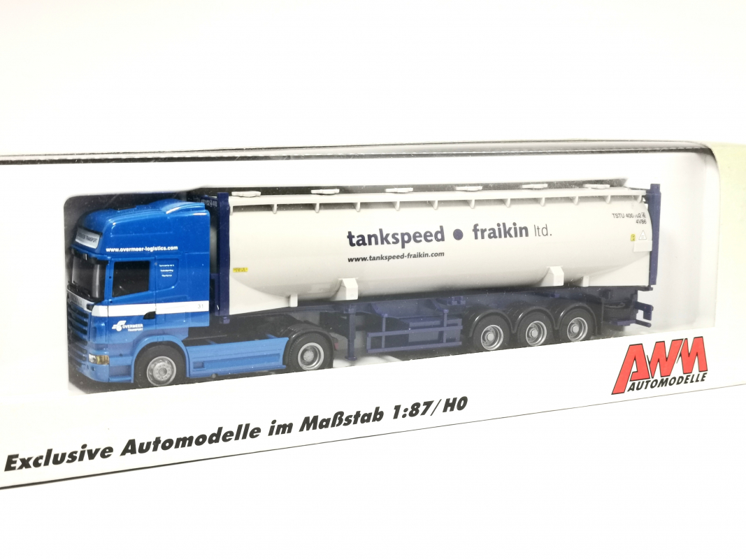 74975 Scania R Drucksilocontainer Sattelzug "Tankspeed/Overmeer" AWM