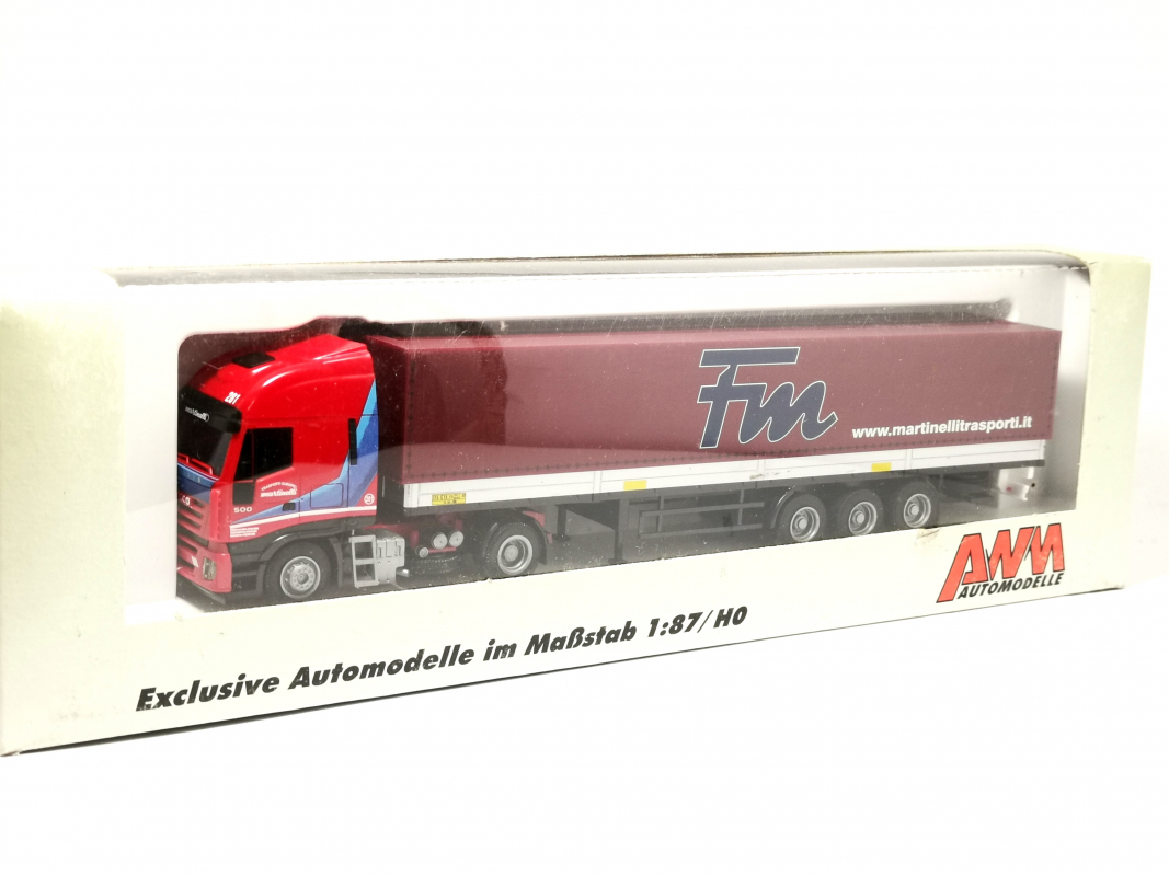 74376 Iveco Pritsche/Plane Sattelzug "Martinellitrasprti" AWM