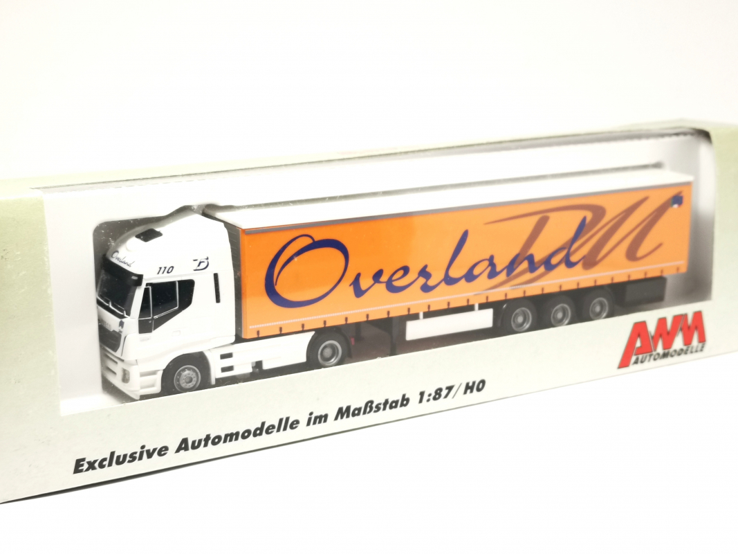 75402 Iveco Stralis Gardinenplanen Sattelzug "Overland" AWM
