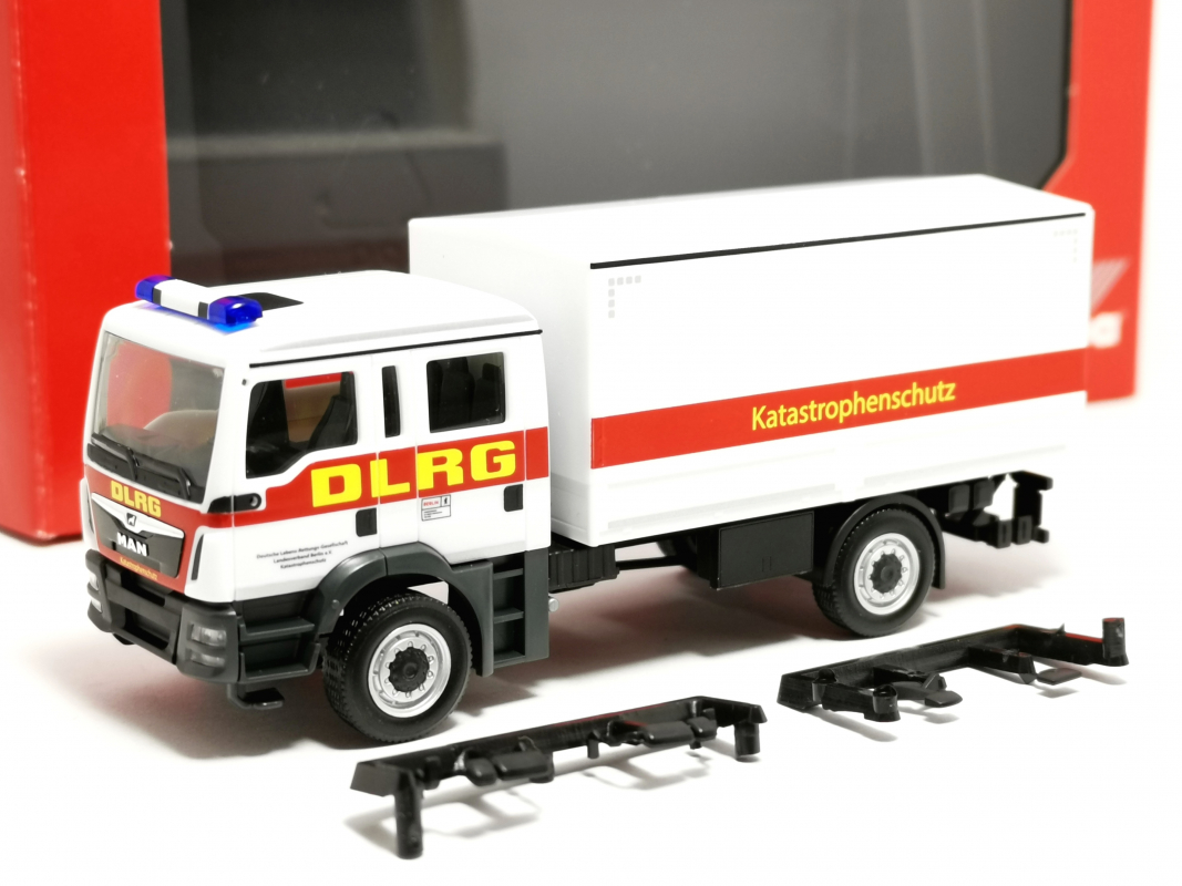 098441 MAN TGM MzKW (Mehrzweckkraftwagen) "DLRG/Katastrophenschutz" Herpa