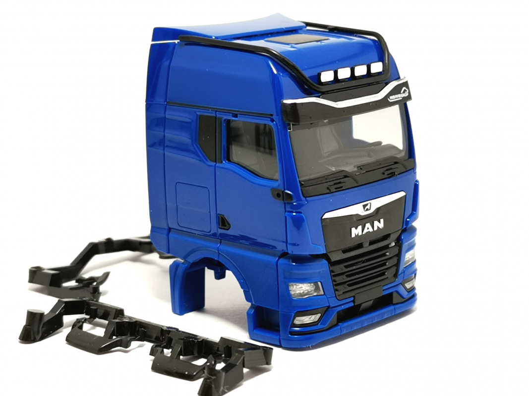 Fahrerhaus MAN TGX GX Individual, blau Herpa 711