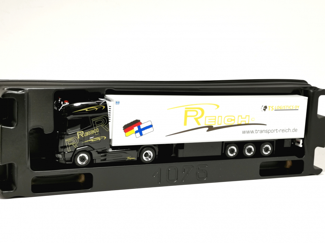 Tiefziehteil für Sattelzug 1076, schwarz Herpa