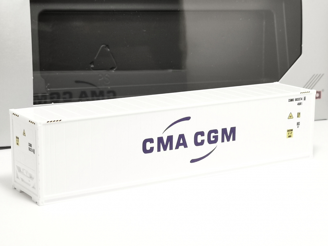 960267 40ft Reefer Highcube Container "CMA-CGM" Herpa
