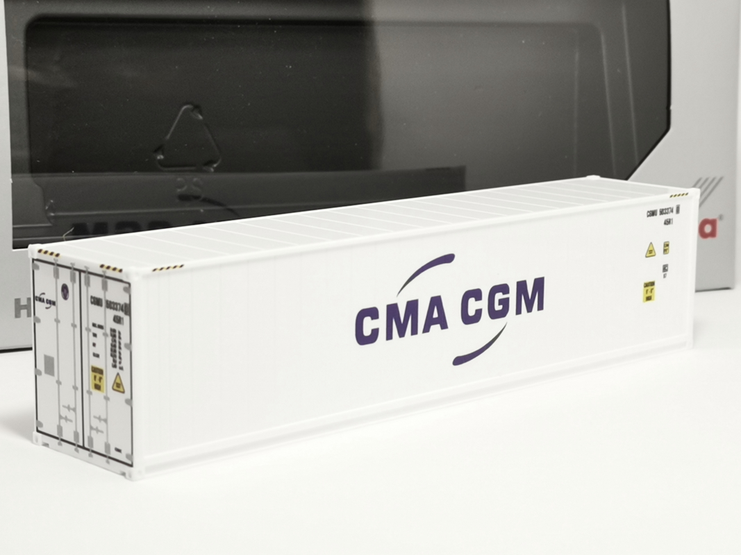 960267 40ft Reefer Highcube Container "CMA-CGM" Herpa