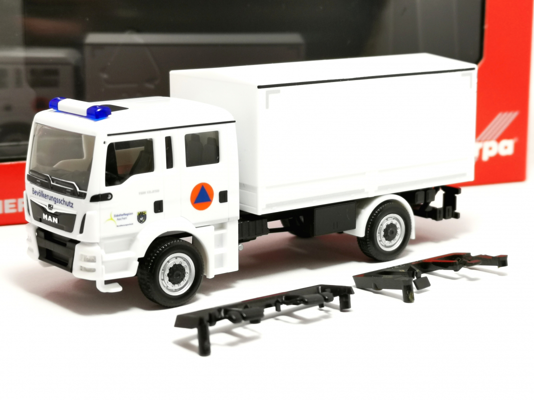 098564 MAN TGM Mehrzweckkraftwagen (MzKW) "Katastrophenschutz Städteregion Aachen" Herpa