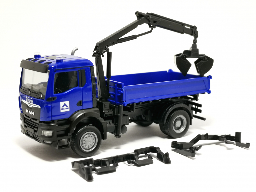 MAN TGS NN Dreiseitenkipper "Hoch-Tief" Herpa
