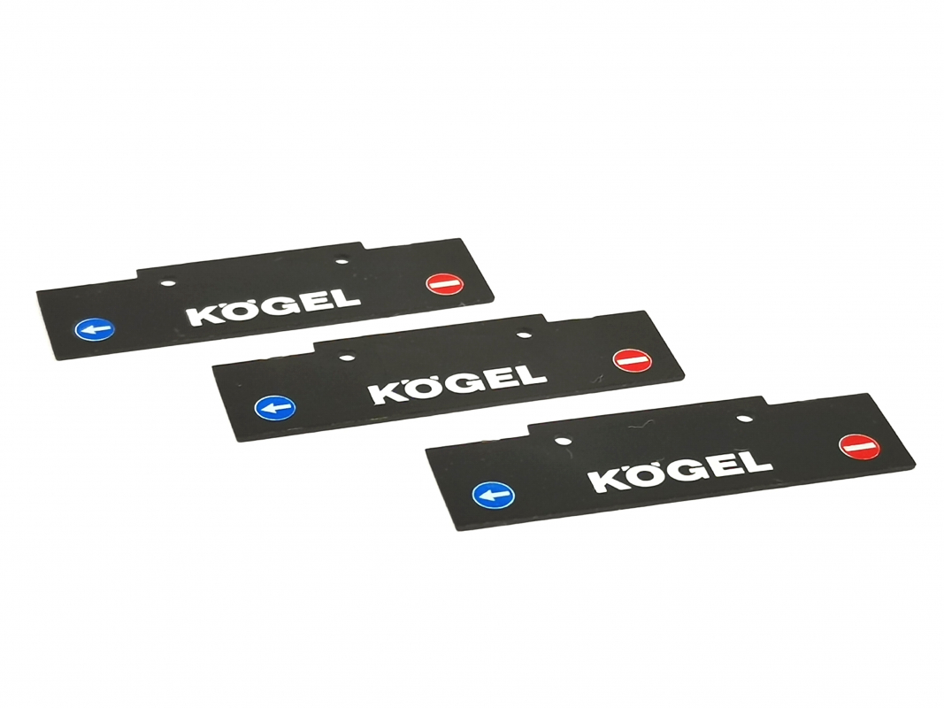 3x Spritzlappen "Kögel" Herpa