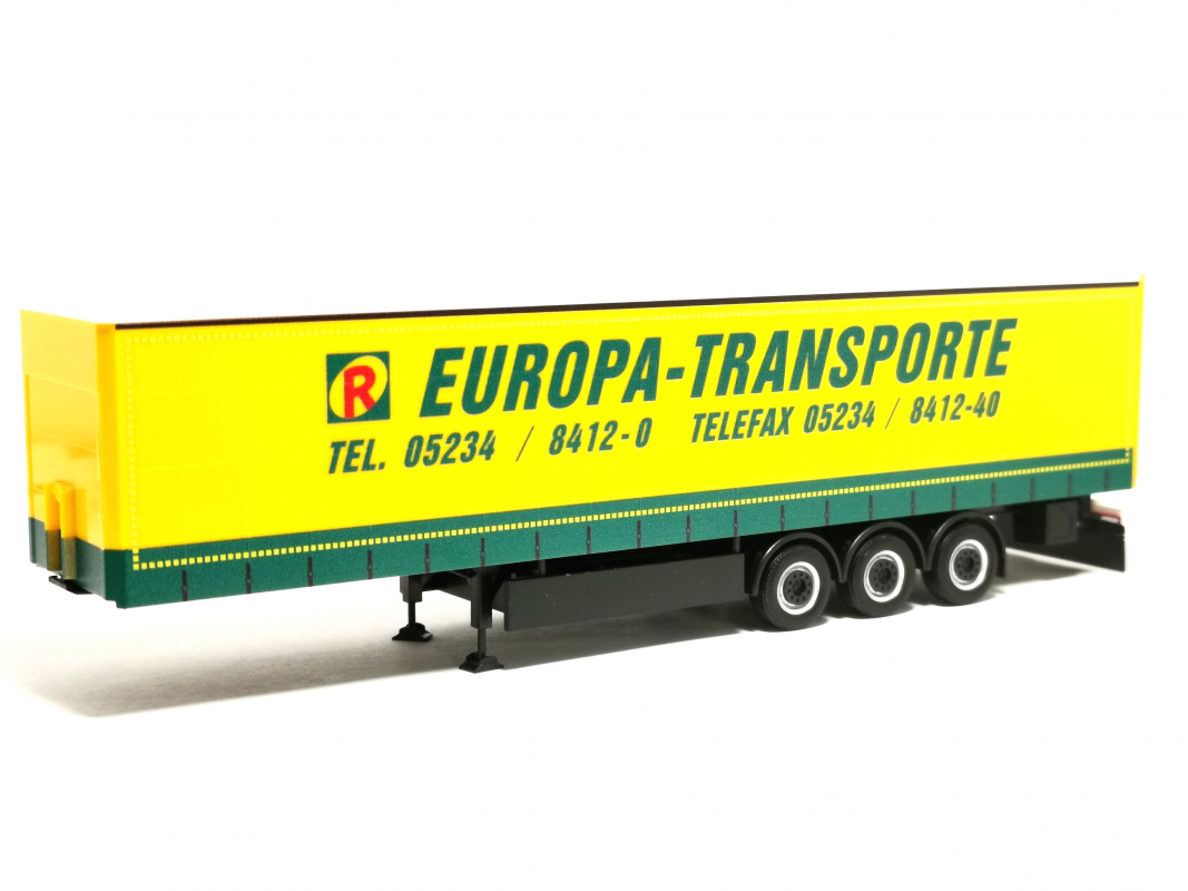 Gardinenplanen-Auflieger "Rubart Europa-Transporte" Herpa