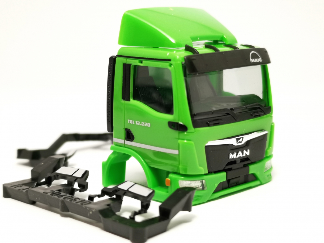 Fahrerhaus MAN  TGL CC, grün Herpa