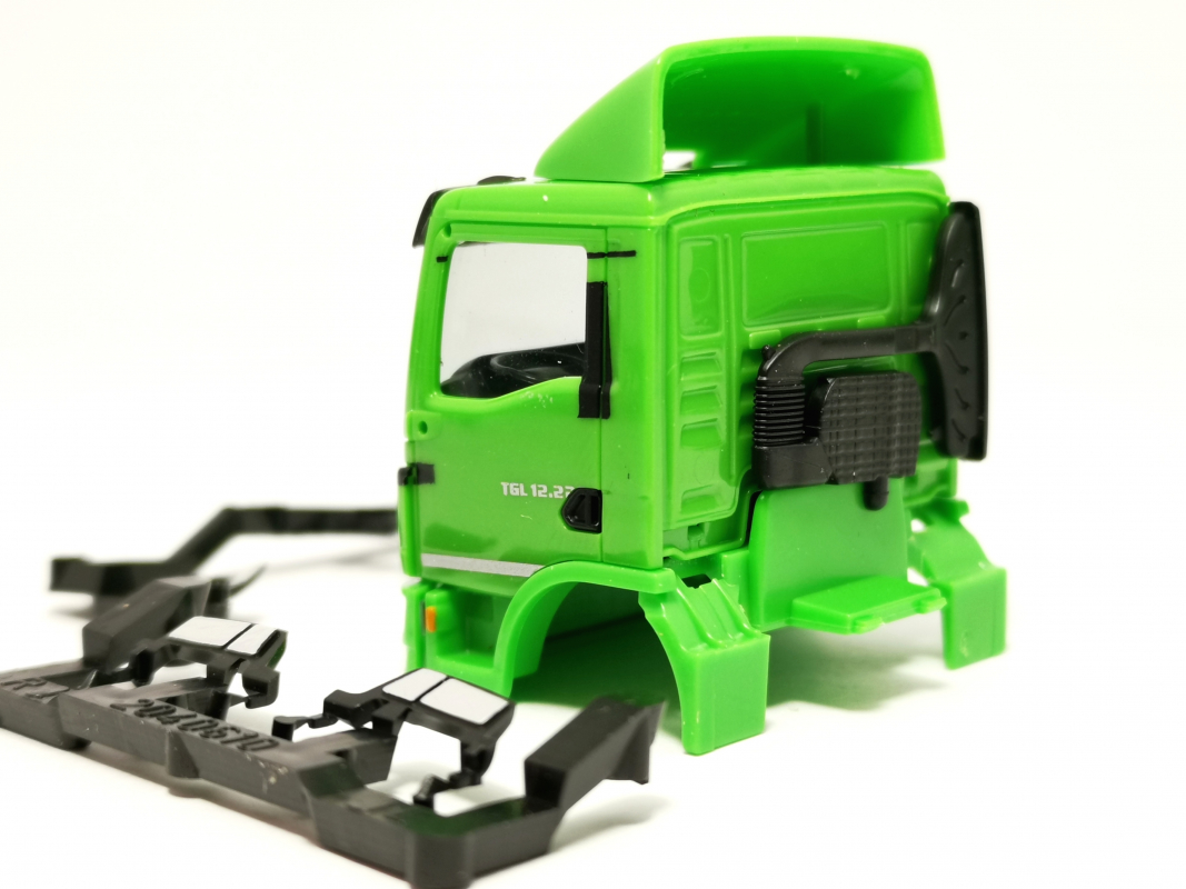 Fahrerhaus MAN  TGL CC, grün Herpa