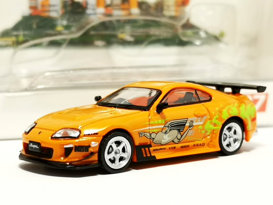 87MC000018 MicroCity: Toyota Supra, orange "F'n'F" (1993-2002)