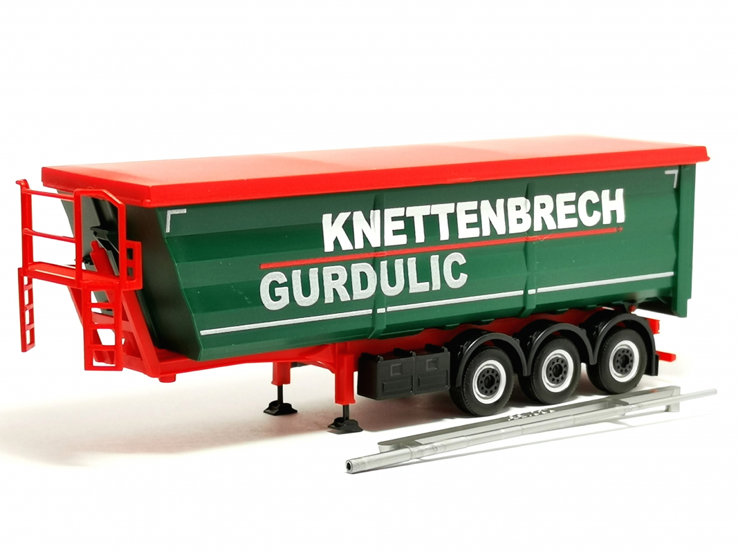 Stahlmulden-Auflieger "Knettenbrech & Gurdulic" Herpa