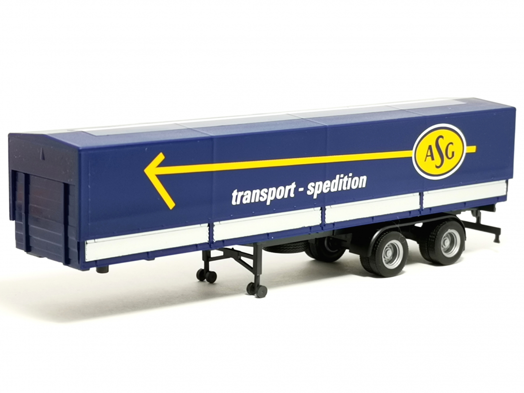 Pritschen Auflieger 2achs "ASG" Herpa 716