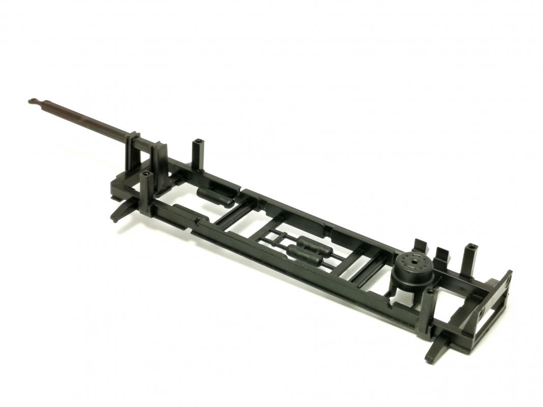 7,45m Tandemfahrgestell, schwarz Herpa C259