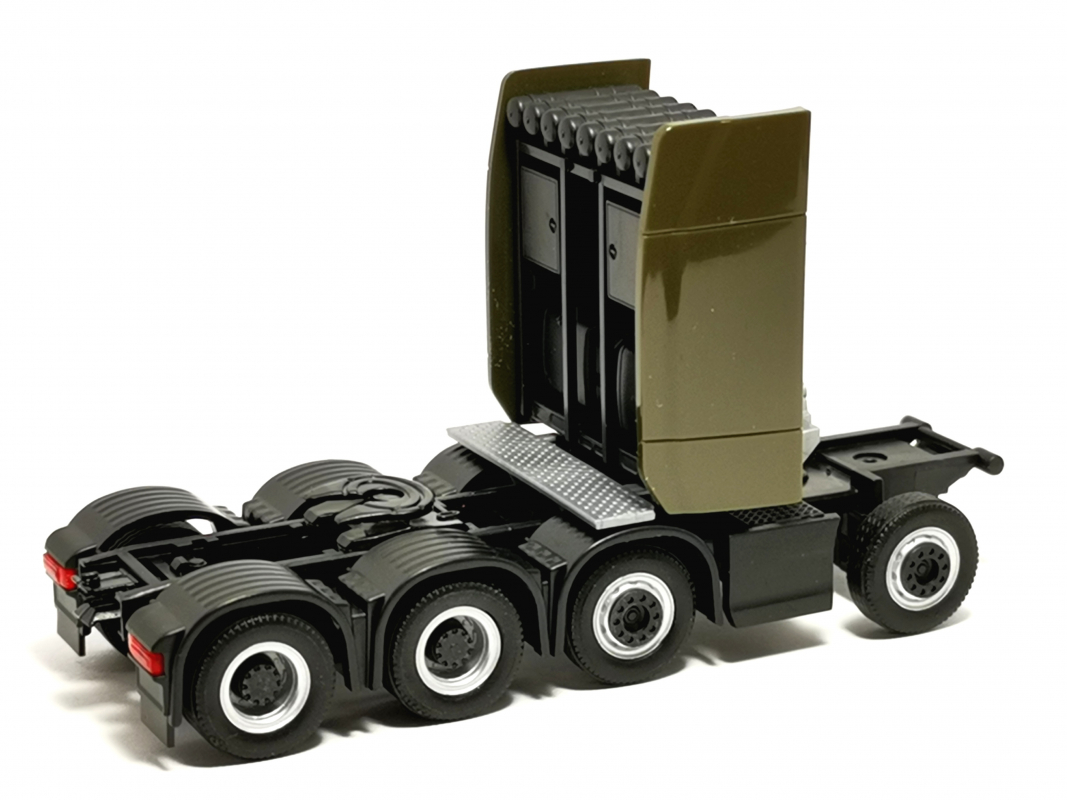 Fahrgestell Scania 4a mit Schwerlastturm, oliv Herpa 939