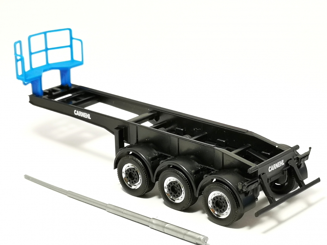 Rundmulden Unterbau 3a, schwarz/chrom Herpa 096