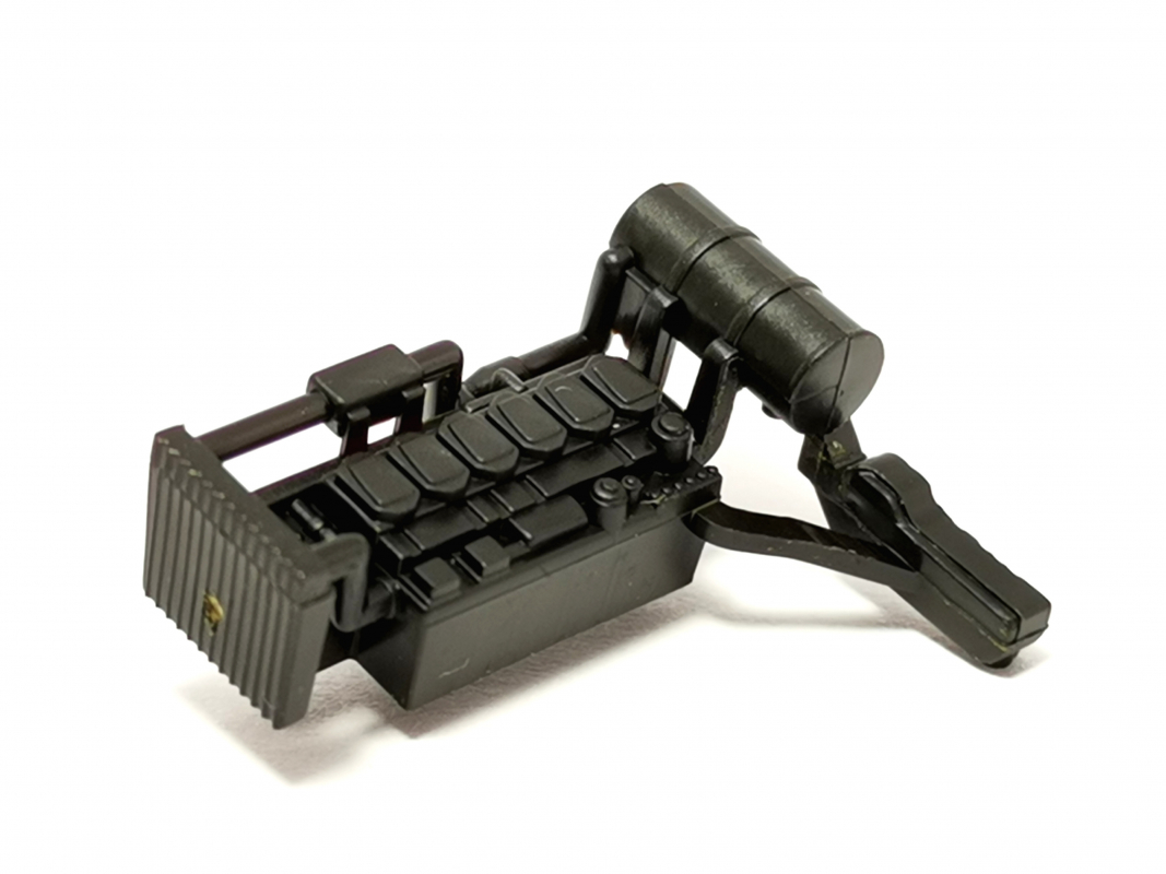 1x Motor für MAN, schwarz Herpa C275