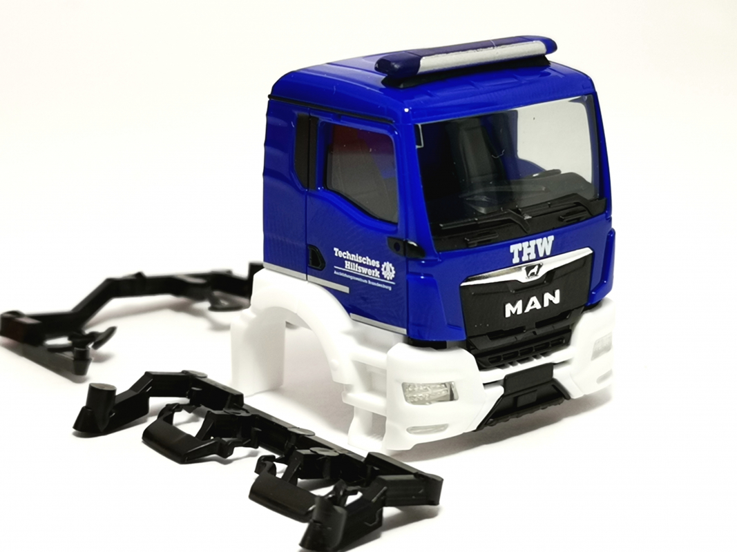 Fahrerhaus MAN TGS NN "THW" Herpa 522