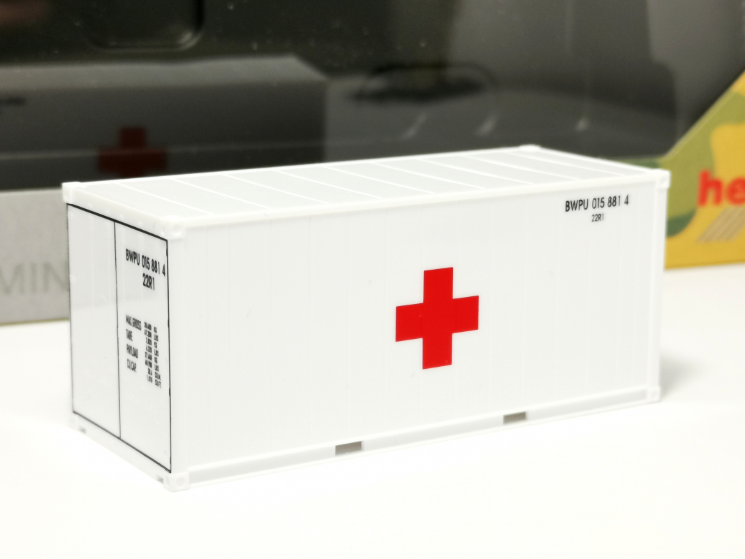 20ft. Container Bundeswehr Rettung Herpa 288