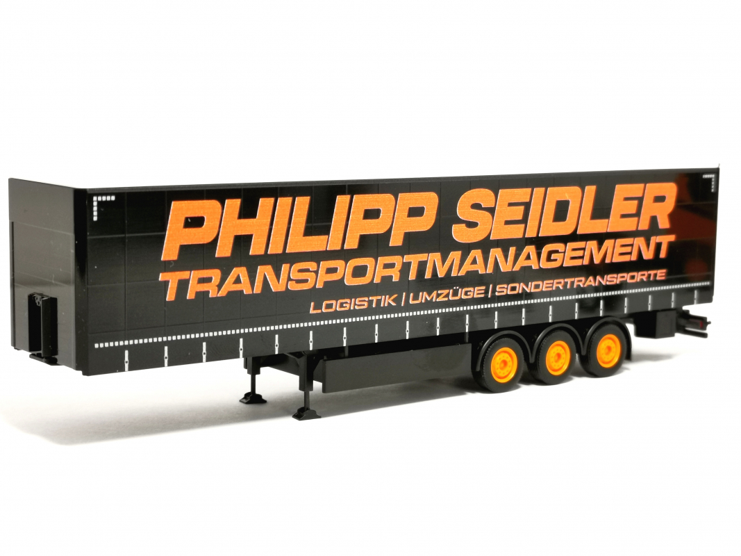 Gardinenplanen-Auflieger "Philipp Seidler" Herpa