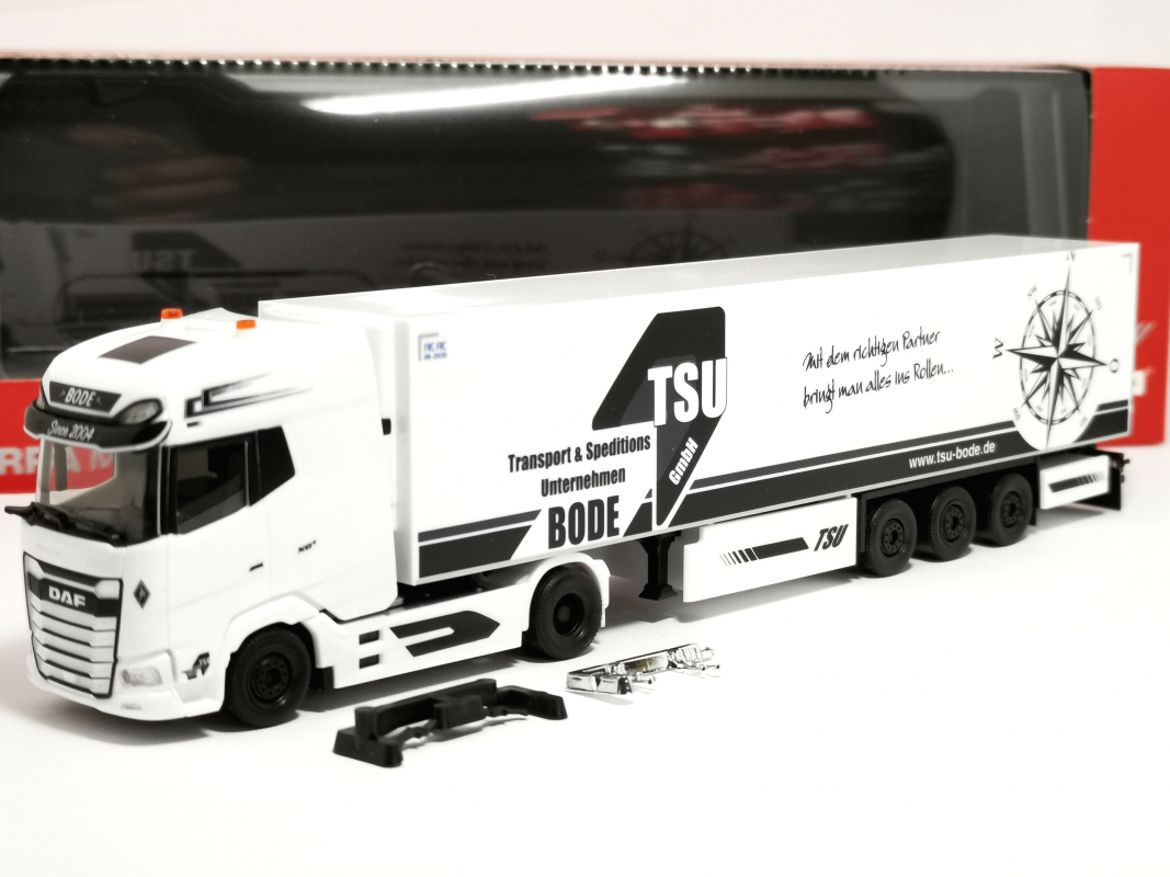 319959 DAF XG+ Kühlkoffer-Sattelzug "TSU Bode" Herpa