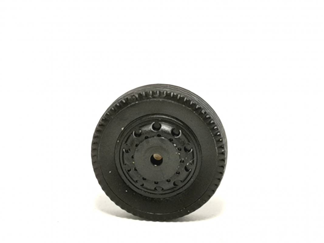 Ersatzrad für Auflieger mit Felge, schwarz Herpa C293