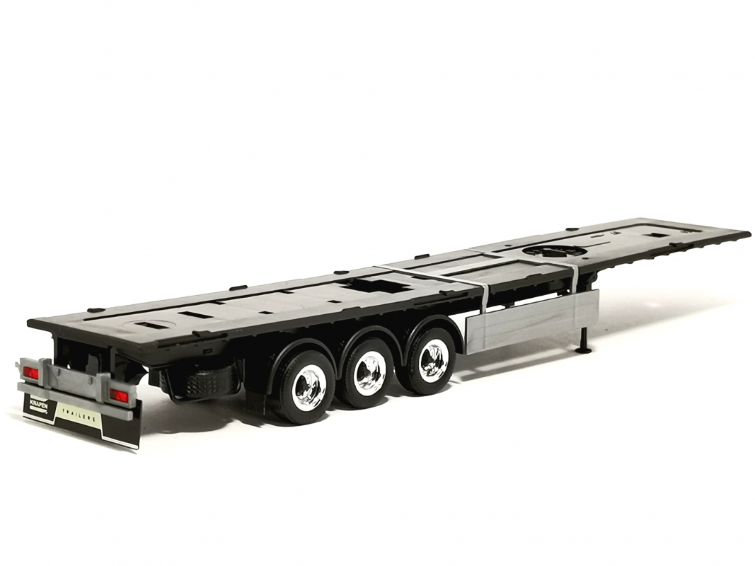 Auflieger Unterbau 3a silber/chrom "Knapen Trailers" Herpa