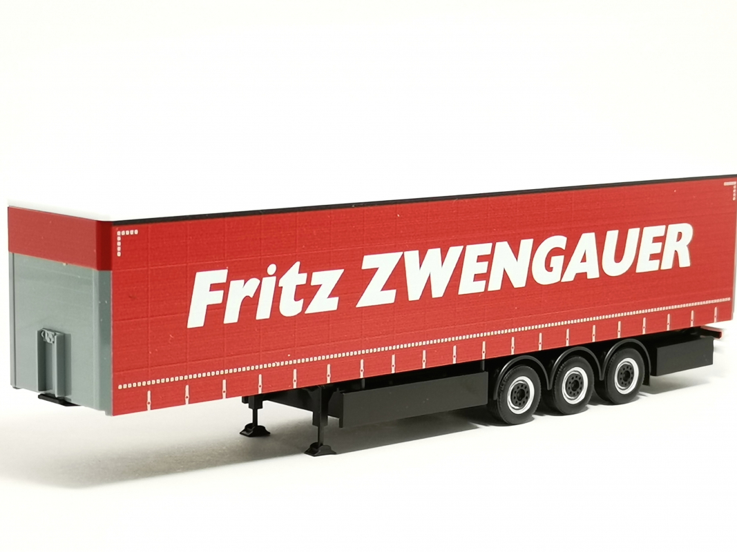 Gardinenplanen-Auflieger "Zwengauer" Herpa