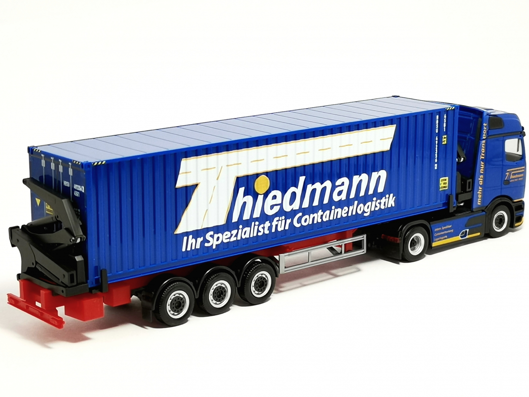 319782 Mb Actros L ProCabin Bigspace Container-Seitenlader "Thiedmann" Herpa