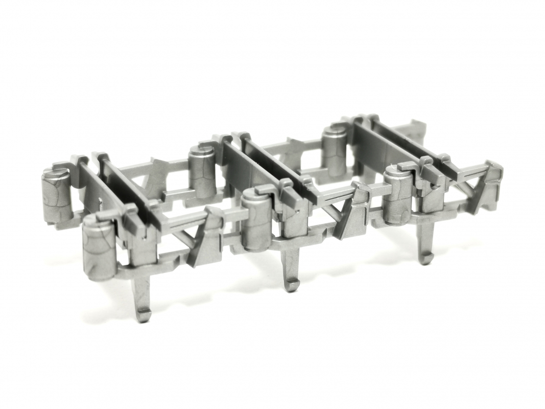 Achsspange, silber Herpa C305