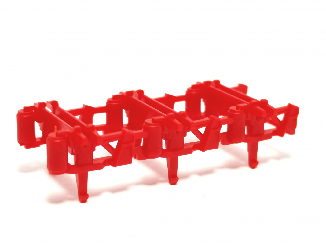 Achsspange, rot Herpa C304