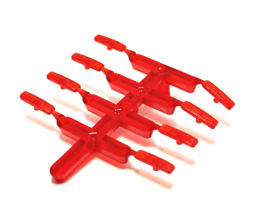 8x Rücklicht für MAN Zugmaschine, rot Herpa C340