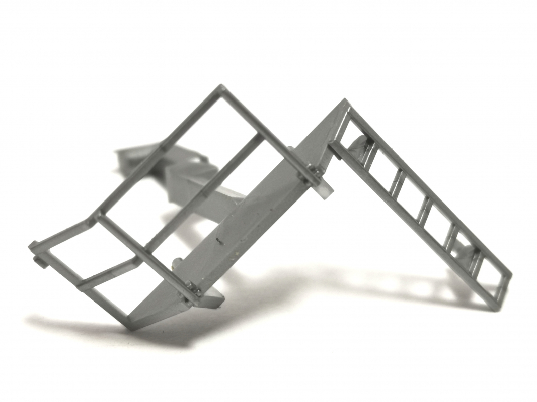 Leitergestell für Schubboden, silber Herpa C324