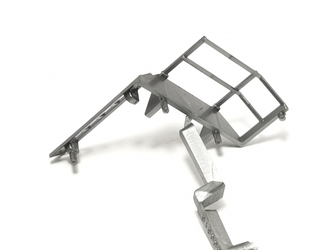 Leitergestell für Schubboden, silber Herpa C324