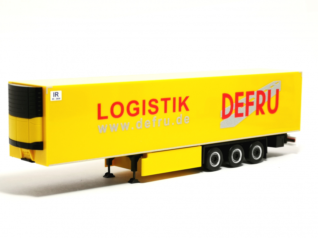 Kühlkoffer-Auflieger 3a "DEFRU" Herpa
