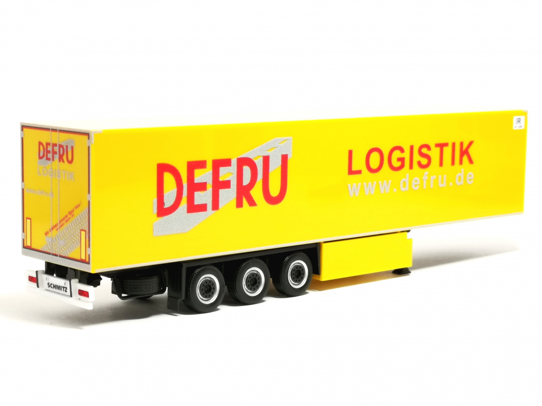 Kühlkoffer-Auflieger 3a "DEFRU" Herpa