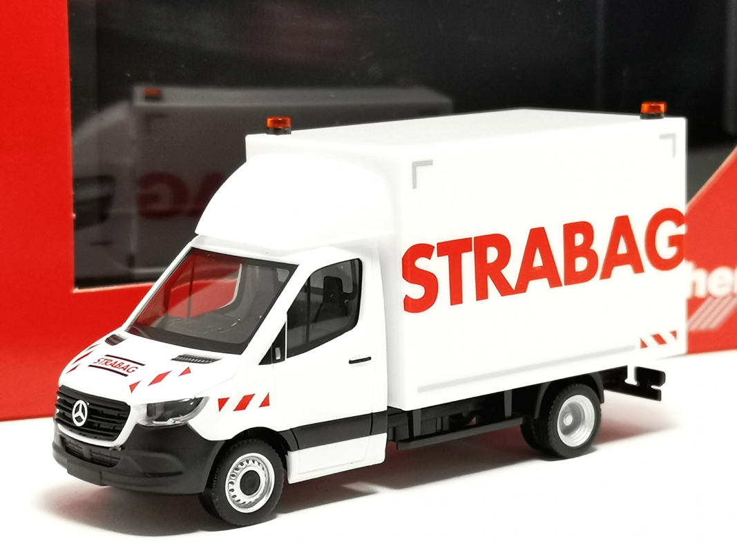 098939 Mercedes-Benz Sprinter '18 Koffer "STRABAG" Herpa