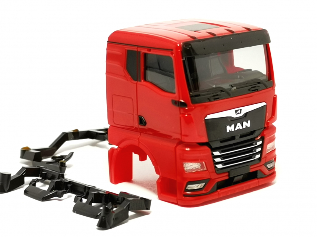Fahrerhaus MAN TGX GN, rot Herpa 542